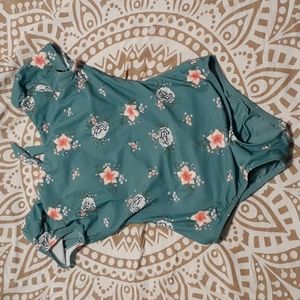 O'Neill Swimsuit Girl Size 12 Torquiose Blue